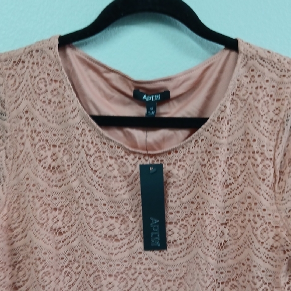 Apt. 9 Coral Lace Midi Dress - Picture 5 of 6